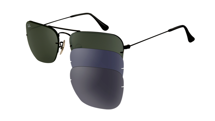 Ray ban flip store sunglasses