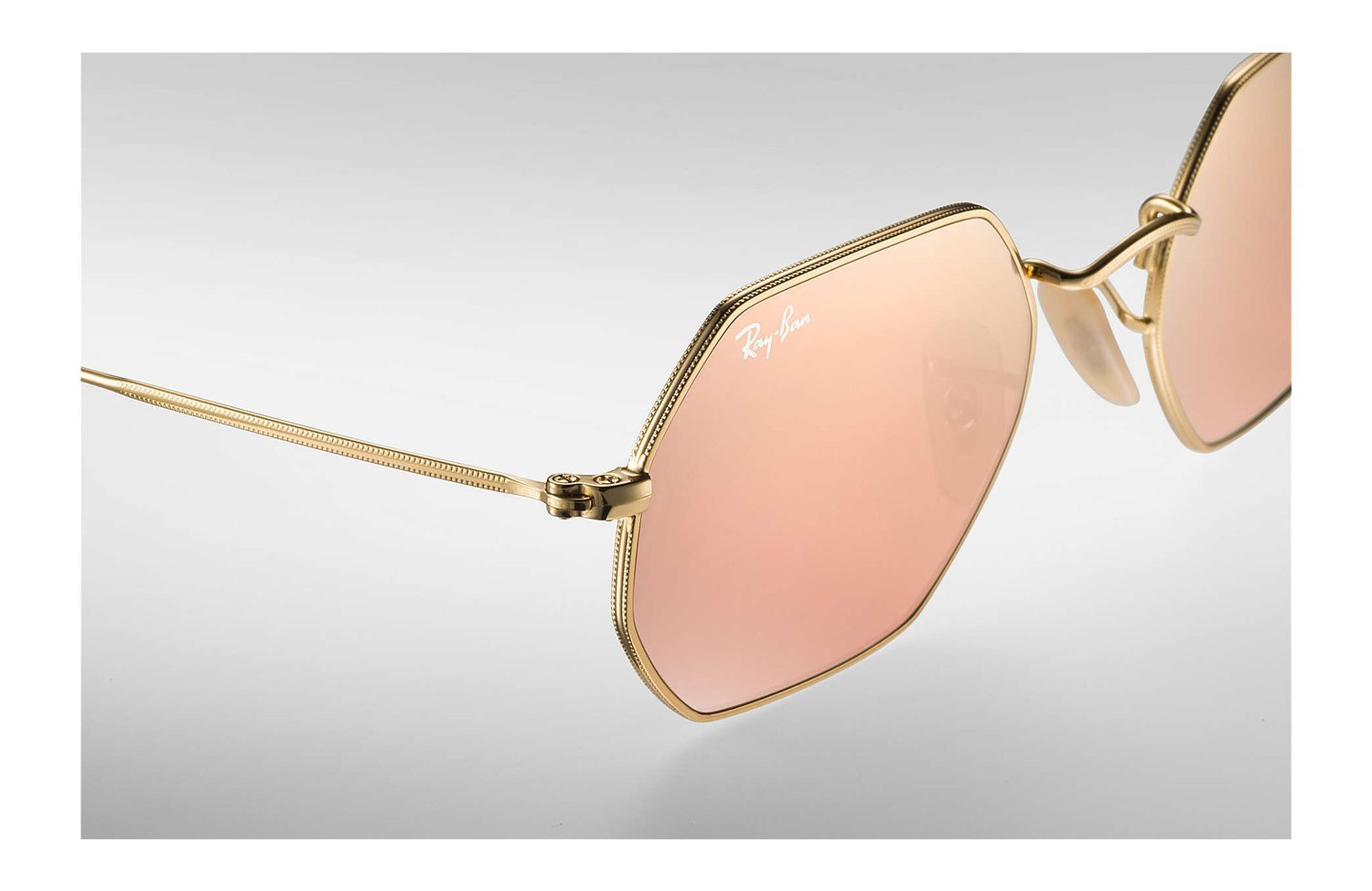 Ray ban store octagonal rosa