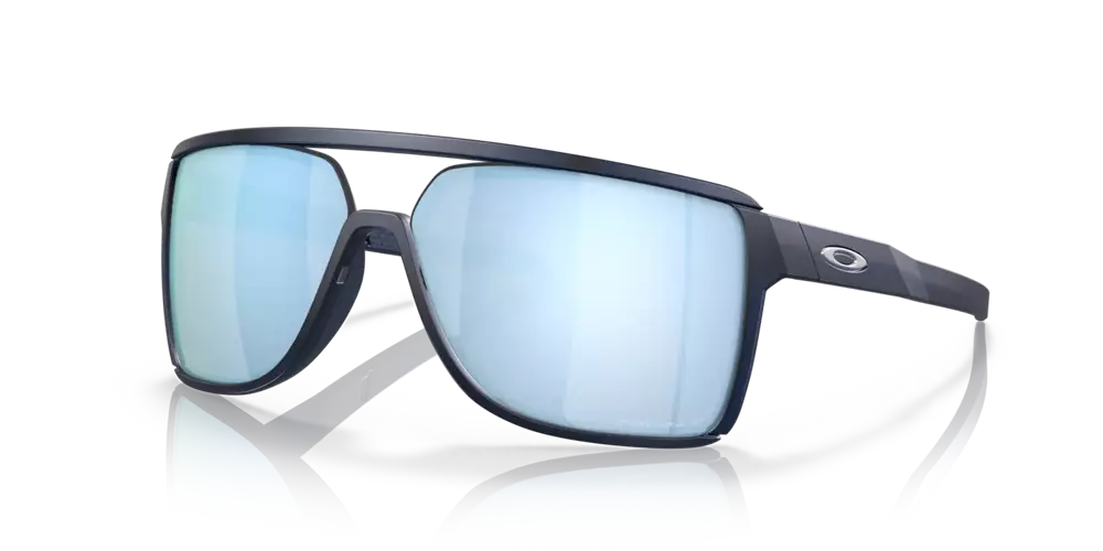 Oakley Okulary przeciwsłoneczne Castel Matte Translucent Blue, Prizm Deep Water Polarized OO9147-06