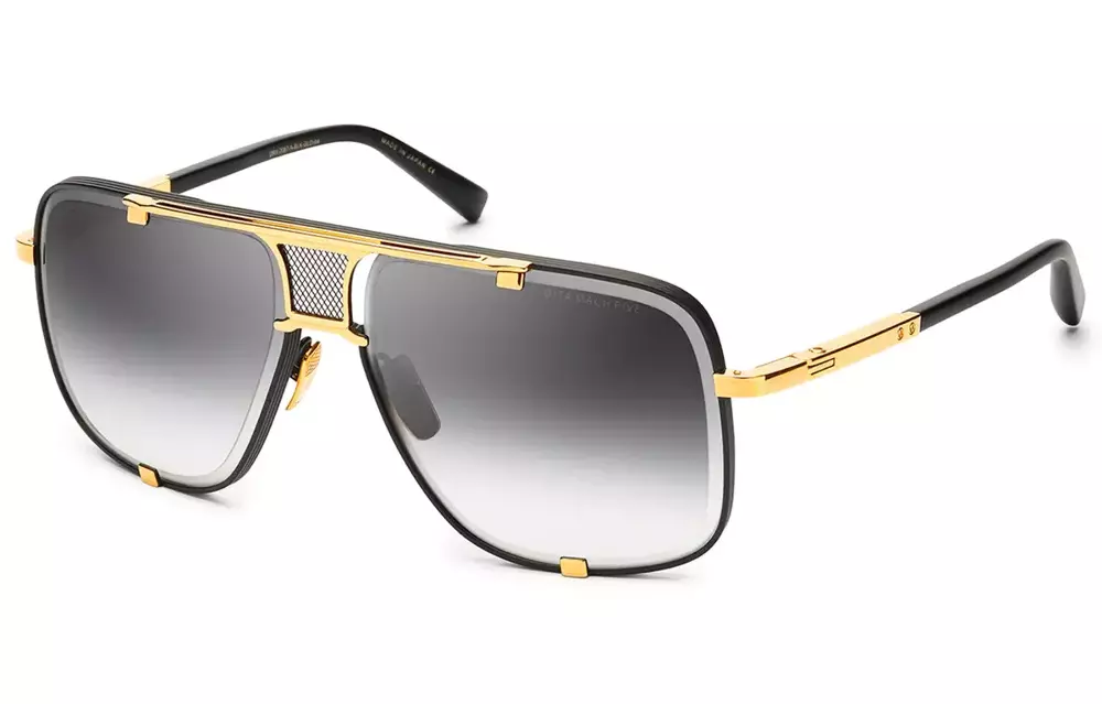 Dita Okulary przeciwsłoneczne MACH-FIVE DRX-2087-A-BLK-GLD-64