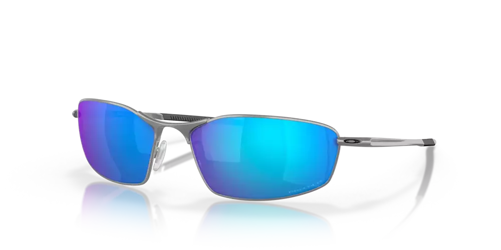 Oakley Okulary przeciwsłoneczne WHISKER Satin Chrome/Prizm Sapphire Iridium Polarized OO4141-04