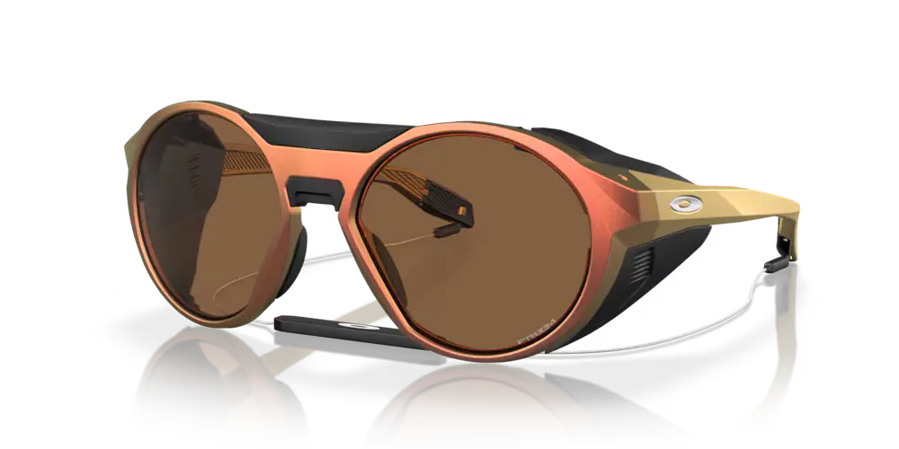 Oakley Sunglasses CLIFDEN Coalesce Collection Matte Red Gold Colorshift / Prizm Bronze OO9440-23