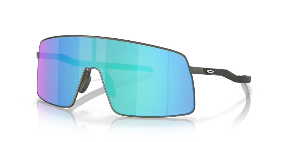 Oakley Sunglasses Sutro TI Satin Lead, Prizm Sapphire OO6013-04
