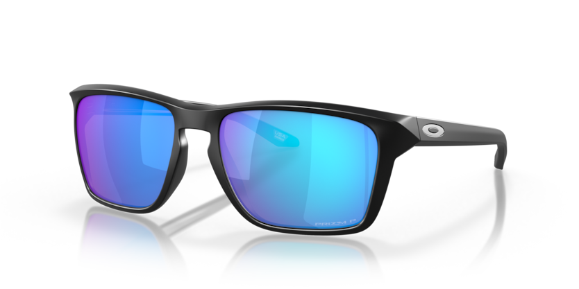 Oakley Okulary przeciwsłoneczne SYLAS Matte Black/Prizm Sapphire Polarized OO9448-34