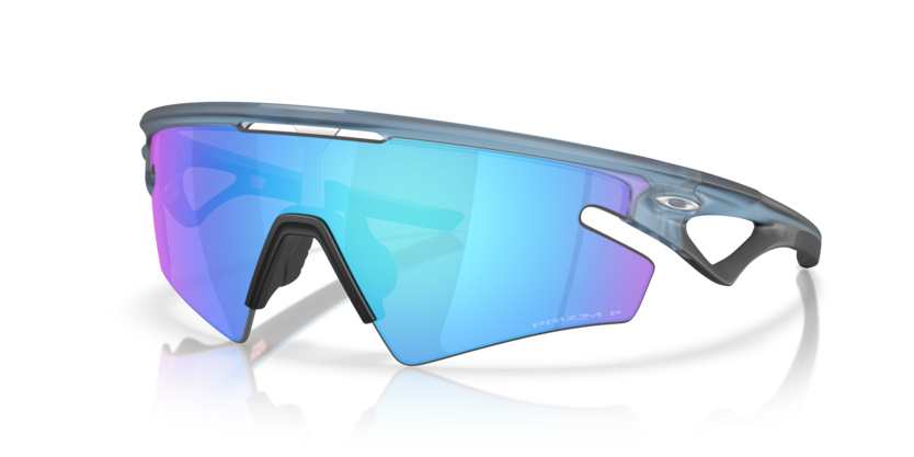 Oakley Okulary przeciwsłoneczne SPHAERA SLASH Matt Transparent Stonewash / Prizm Sapphire Polarized OO9499-03