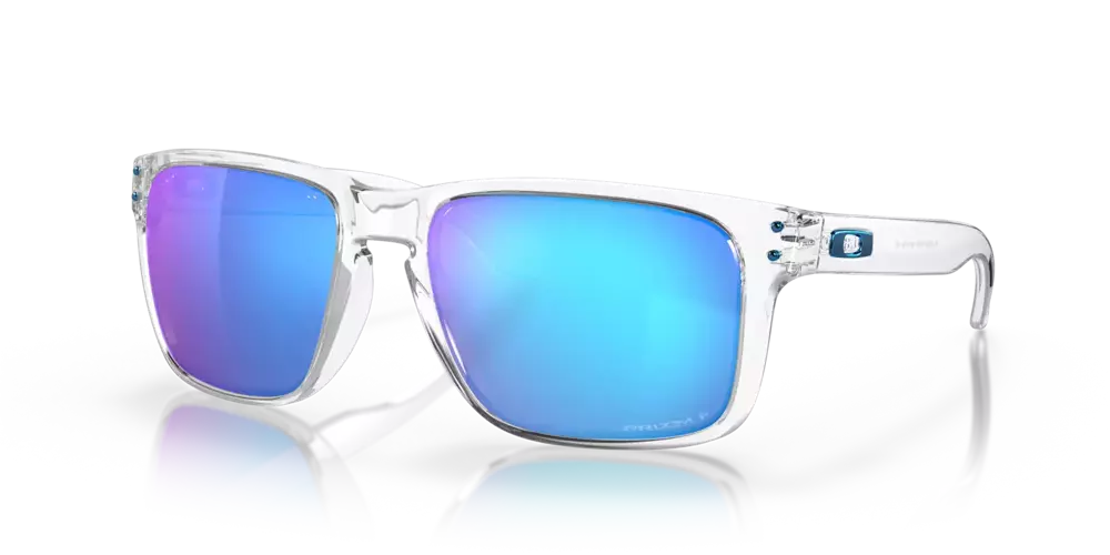 Oakley  Okulary przeciwsłoneczne HOLBROOK XL Polished Clear / Prizm Sapphire Polarized OO9417-07