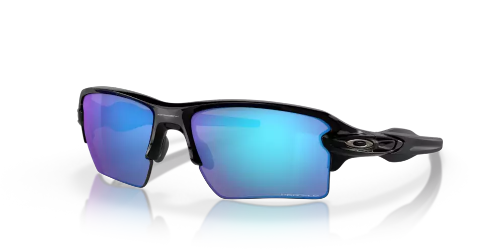 Oakley Sunglasses FLAK 2.0 XL Polished Black/Prizm Sapphire Iridium Polarized OO9188-F7