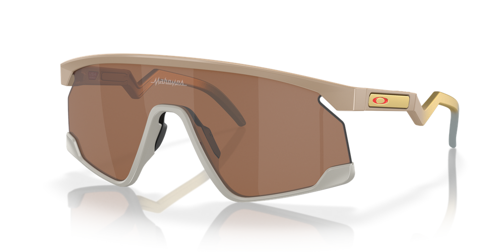 Oakley Okulary przeciwsłoneczne BXTR Patrick Mahomes II Collection Matte Terrain Tan/Prizm Tungsten OO9280-08