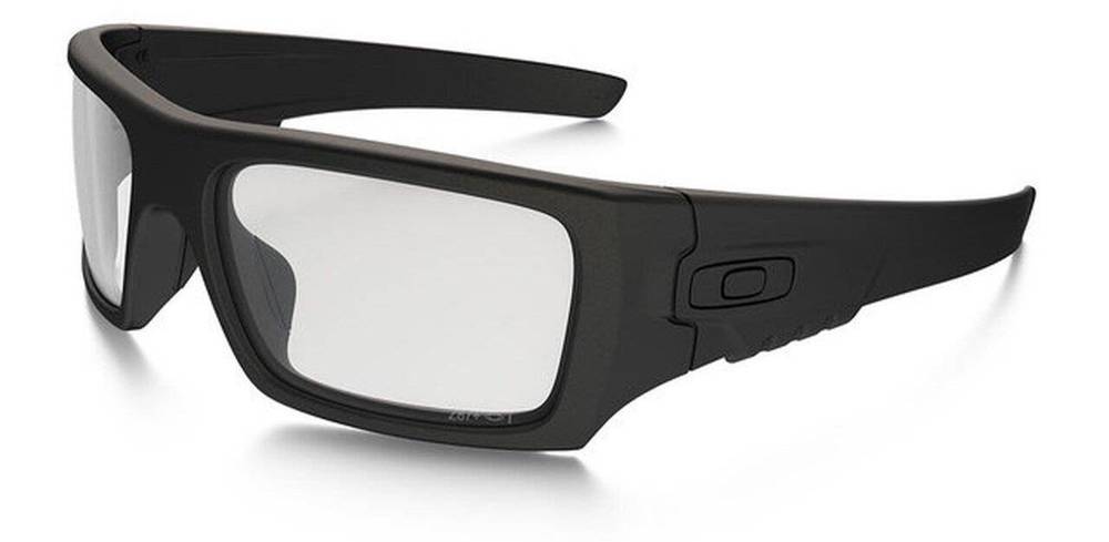 Oakley Okulary Przeciwsłoneczne Ochronne DET CORD Matte Black/Clear OO9253-07