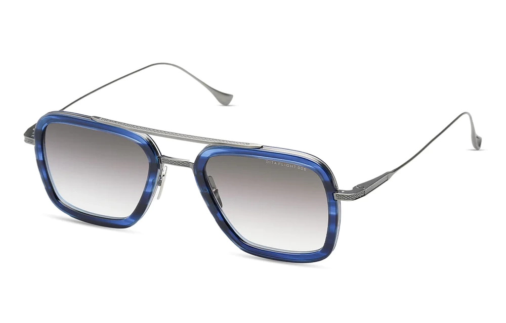 Dita Okulary przeciwsłoneczne FLIGHT.006 Blue Swirl Antique Silver