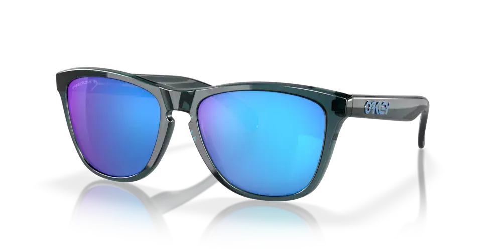 Oakley Okulary przeciwsłoneczne FROGSKINS Crystal Black/Prizm Sapphire Polarized OO9013-F6