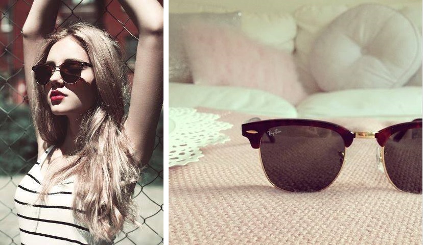Celebrities with Ray-Ban glasses