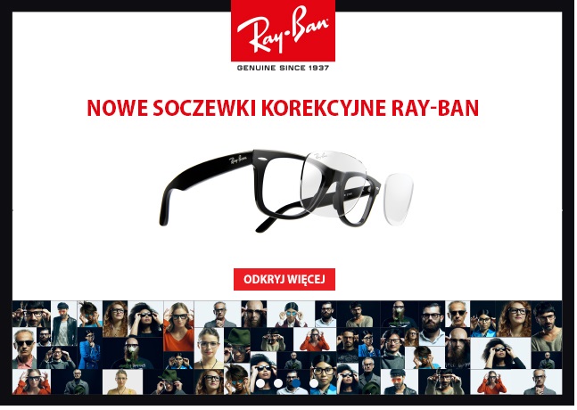 Soczewki korekcyjne Ray-Ban do opraw korekcyjnych