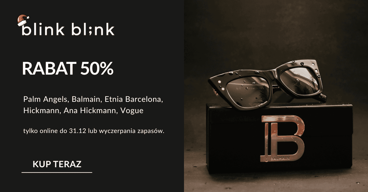 Okulary w promocji -50% w Blink Blink