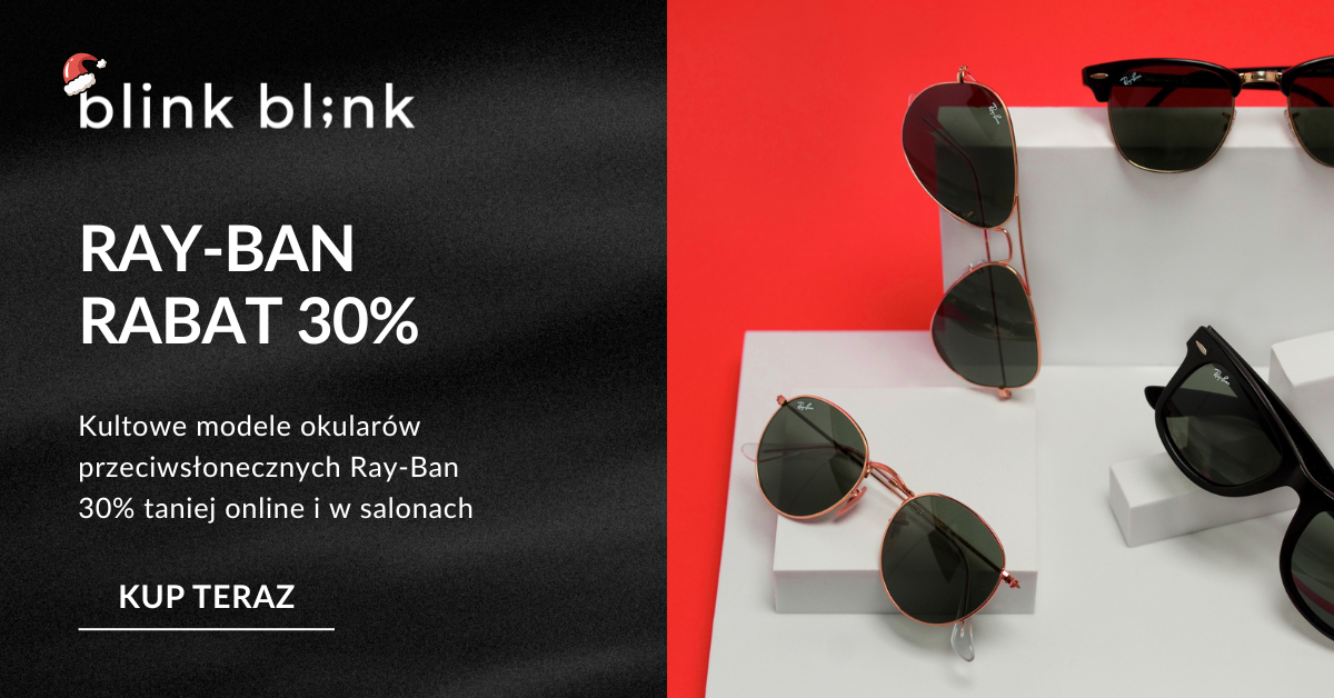 Okulary przeciwsłoneczne Ray-Ban -30% w Blink Blink