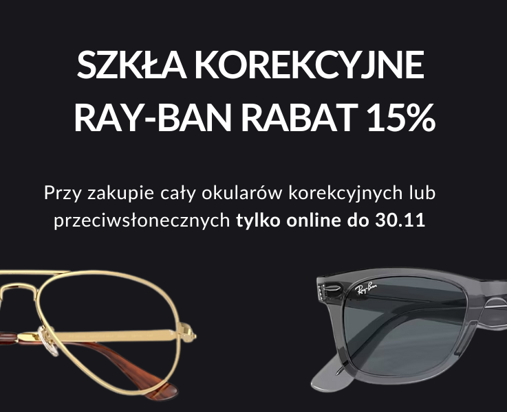 -15% na okulary korekcyjne Ray-Ban | Salon Optyczny Blink Blink | Blinkblink.pl