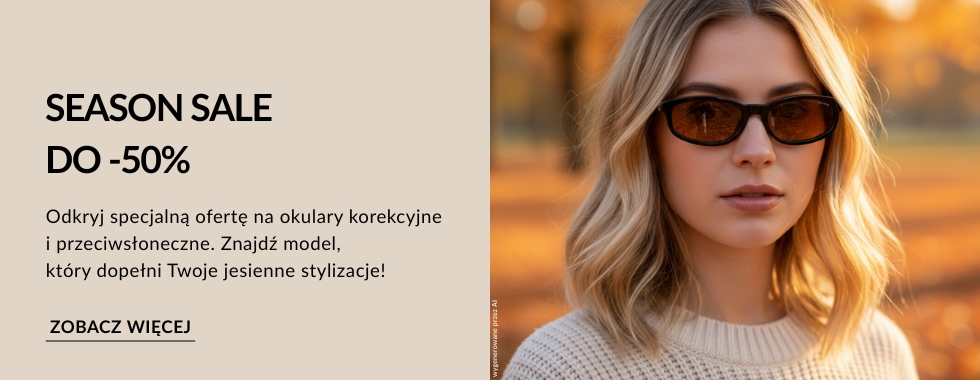 Markowe okulary w jesiennej promocji w Blink Blink