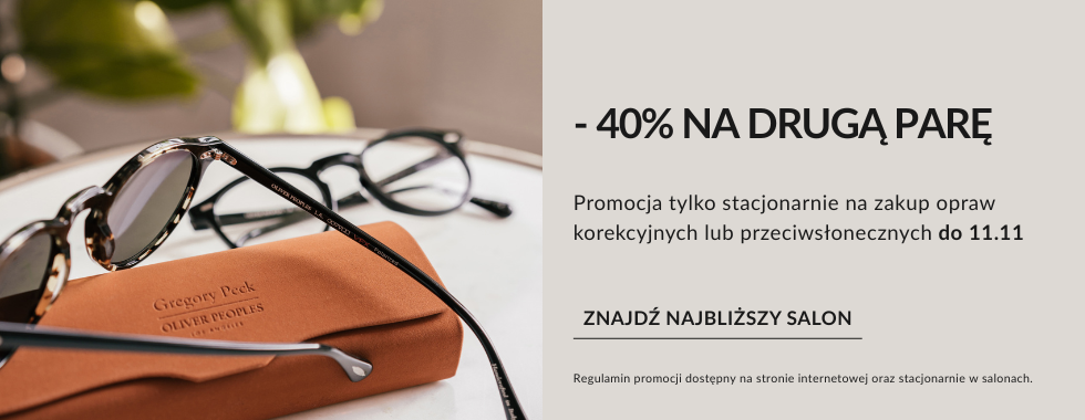 Promocja przy zakupie dwóch par stacjonarnie w Blink Blink