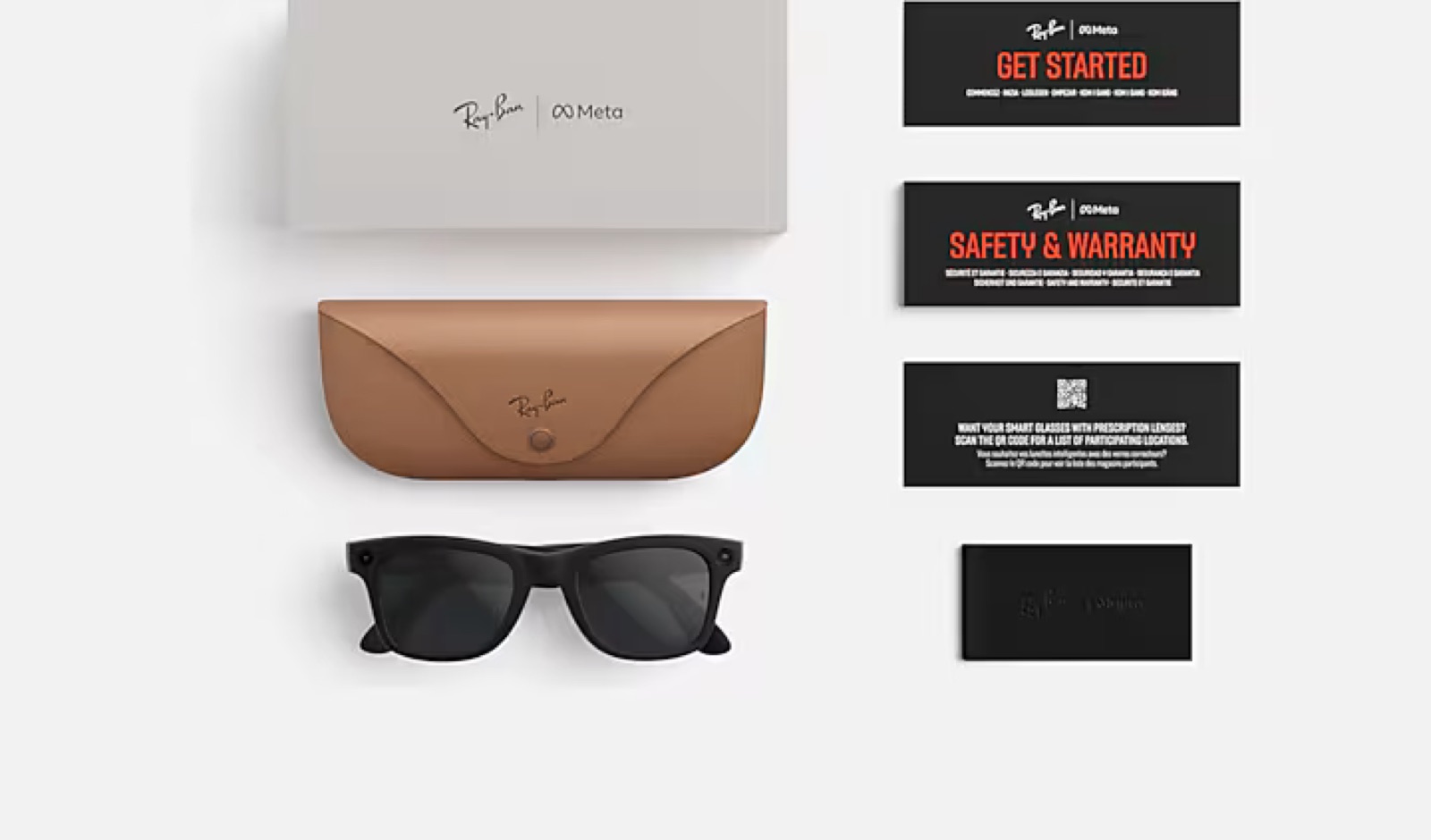 Zestaw Ray-Ban Meta Wayfarer z etui