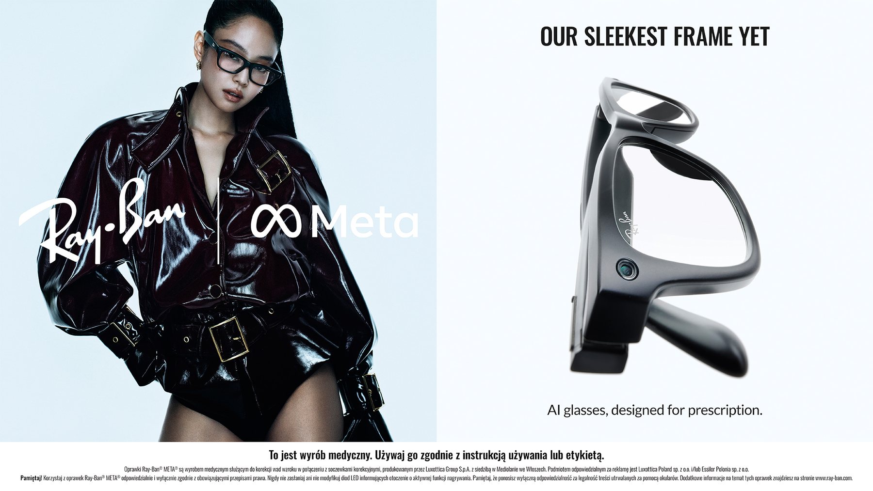 Ray-Ban Meta (Gen 2) Optics: okulary AI zaprojektowane z myślą o korekcji wzroku. To jest wyrób medyczny.