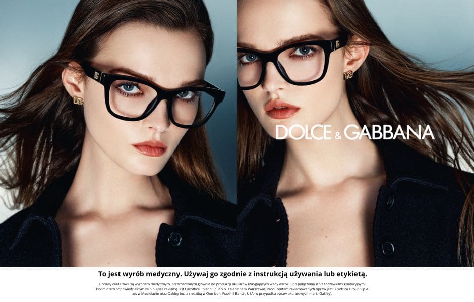 Okulary korekcyjne Dolce & Gabbana| Salon optyczny Blinkblink.pl