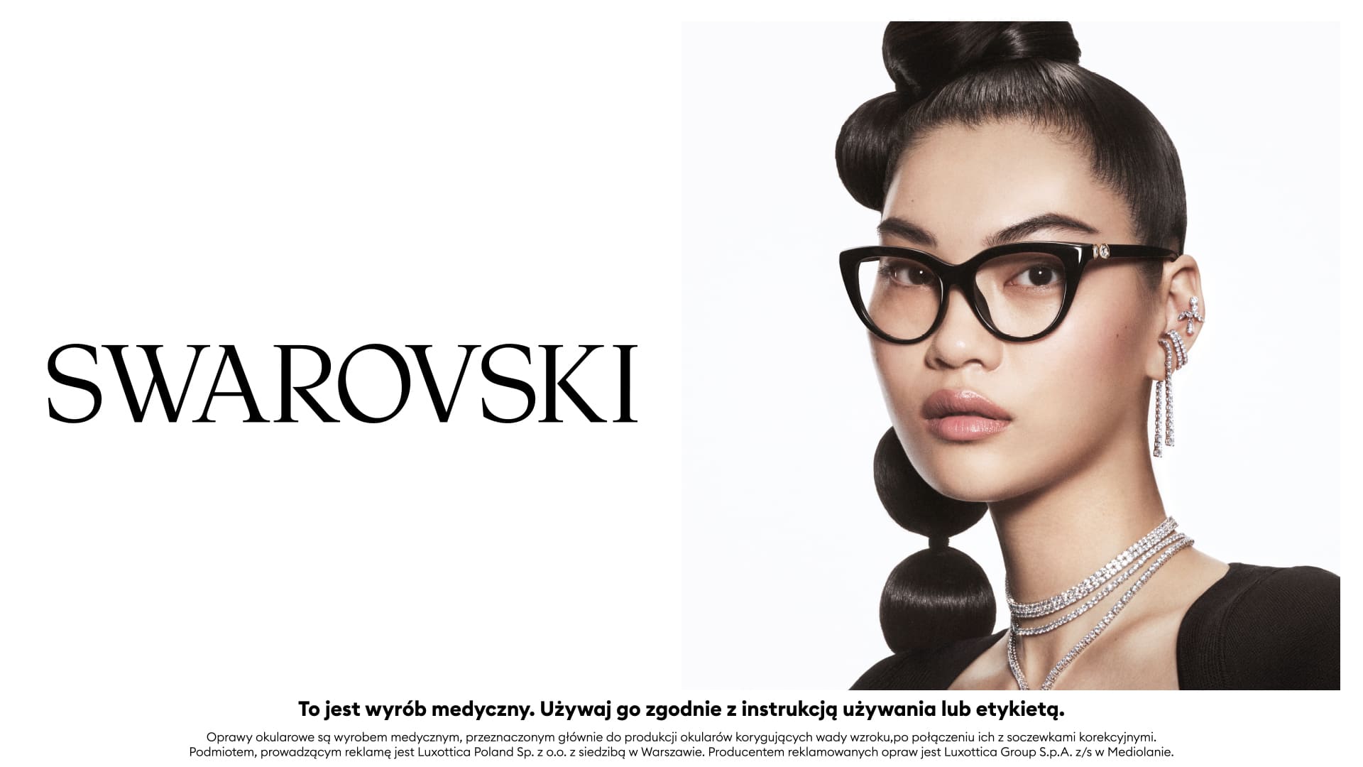 Okulary korekcyjne Swarovski | Salon optyczny Blinkblink.pl