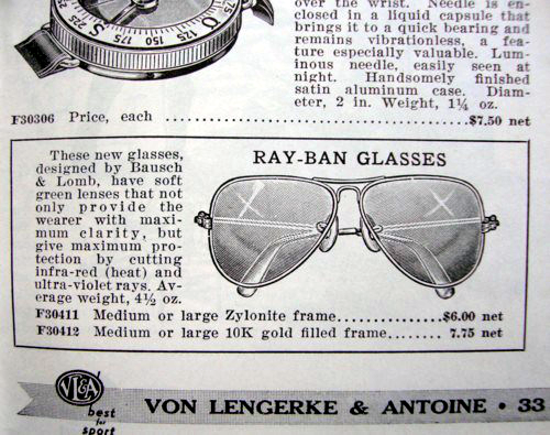 Ray Ban Aviator - historia modelu