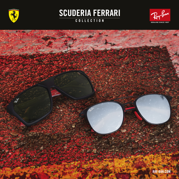 Limited edition Ray-Ban® Scuderia Ferrari in Optique!