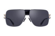 Balmain BPS-103B Black and dark grey metal 1914 sunglasses