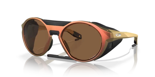 Oakley Sunglasses CLIFDEN Coalesce Collection Matte Red Gold Colorshift / Prizm Bronze OO9440-23