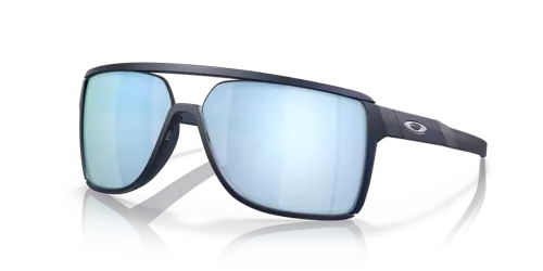 Oakley Sunglasses Castel Matte Translucent Blue, Prizm Deep Water Polarized OO9147-06