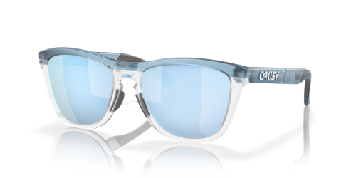 Oakley Sunglasses FROGSKINS RANGE Transparent Stonewash/Prizm Deep Water Polarized OO9284-09