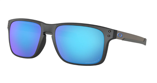 Oakley Sunglasses HOLBROOK MIX Steel/Prizm Sapphire Polarized OO9384-10