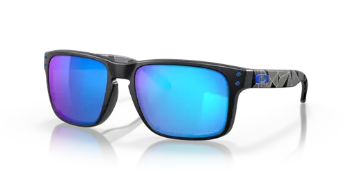Oakley Sunglasses HOLBROOK Matte Black Prizmatic/Prizm Sapphire Polarized OO9102-H0