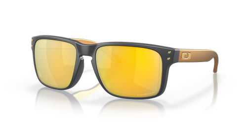 Oakley Sunglasses HOLBROOK Matte Carbon / Prizm 24K Polarized OO9102-W4
