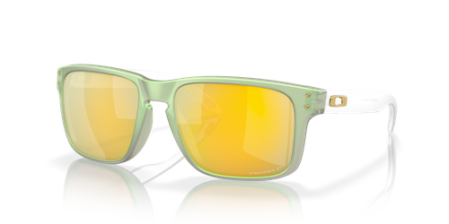 Oakley Sunglasses HOLBROOK Re-Discover Collection Dark Jade Opaline/Prizm 24k Polarized OO9102-Y0