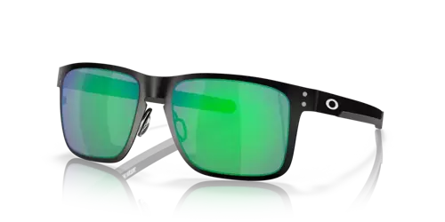 Oakley Sunglasses HOLBROOK™ METAL Matte Black / Jade Iridium OO4123-04