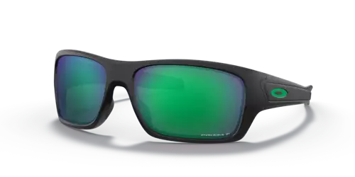 Oakley Sunglasses TURBINE Matte Black/Prizm Jade Polarized  OO9263-45