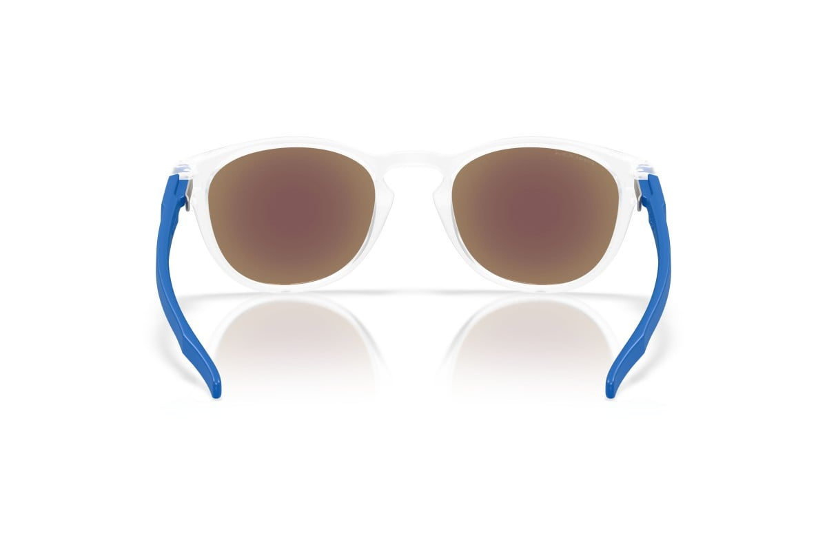 Oakley Okulary przeciwsłoneczne LATCH Matte Clear / Prizm Sapphire OO9265-76