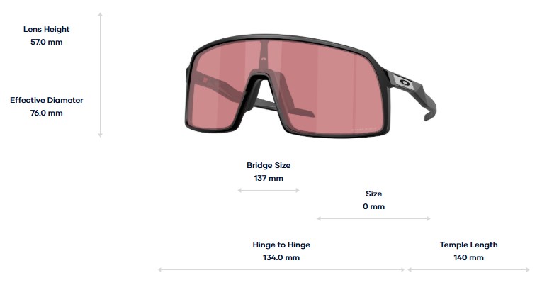Oakley Okulary przeciwsłoneczne SUTRO Matte Black / Prizm Dark Golf OO9406-D3