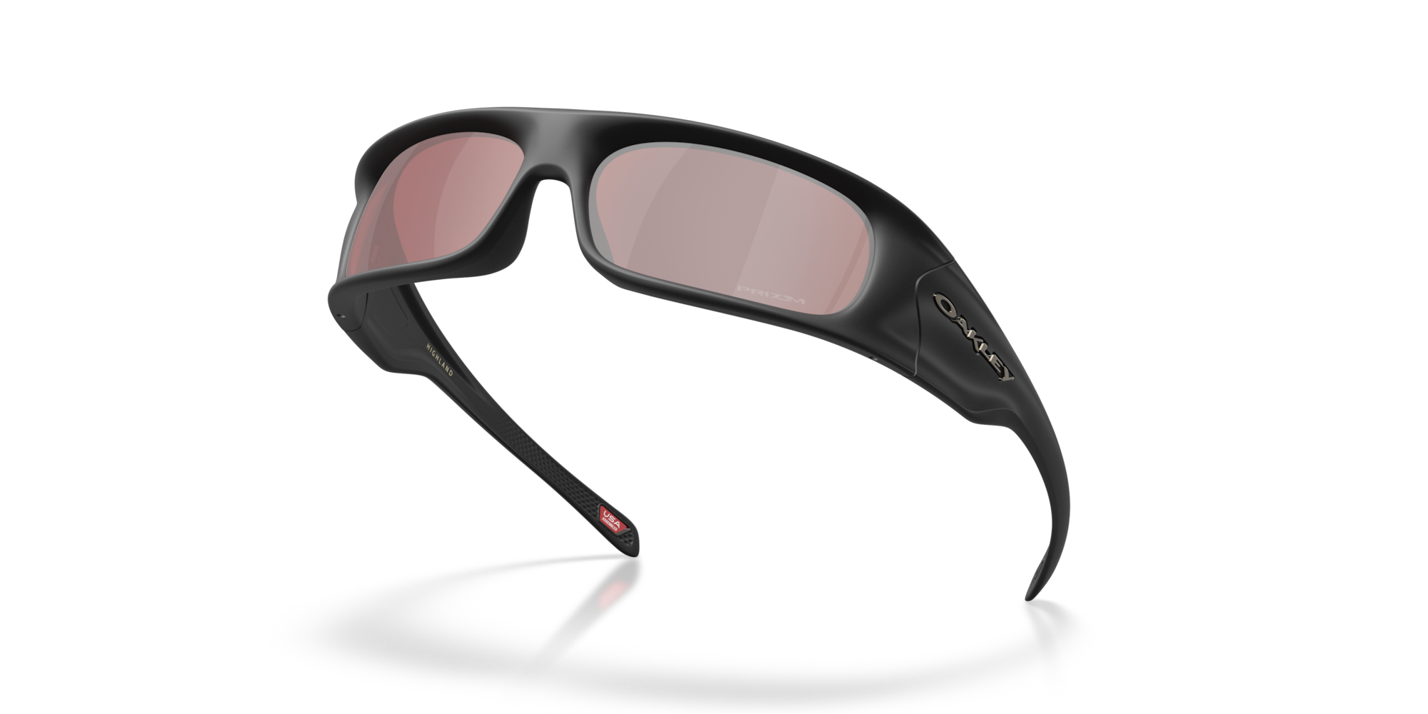 Oakley Okulary przeciwsłoneczne HIGHLAND Black Suede/Prizm Snow Black Iridium OO9522-09
