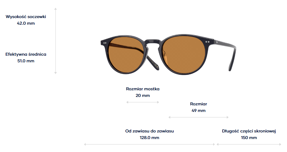 Oliver Peoples Okulary przeciwsłoneczne Riley Sun OV5004SU-177153
