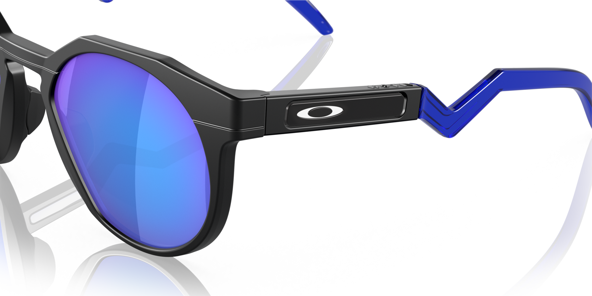 Oakley Sunglasses HSTN Matte Black / Prizm Sapphire Polarized OO9242-04