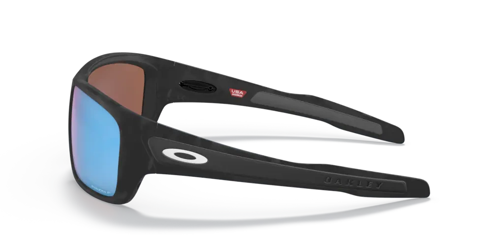 Oakley Sunglasses TURBINE Matte Black Camo, Prizm Deep Water Polarized OO9263-64