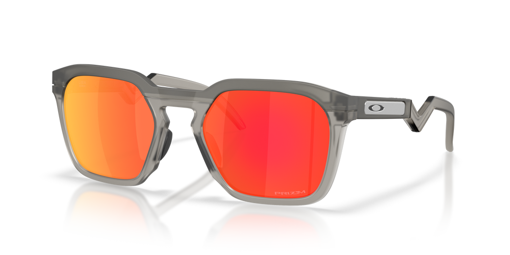Oakley Okulary przeciwsłoneczne HSTN SQ Matte Grey Smoke / Prizm Ruby OO9533-02