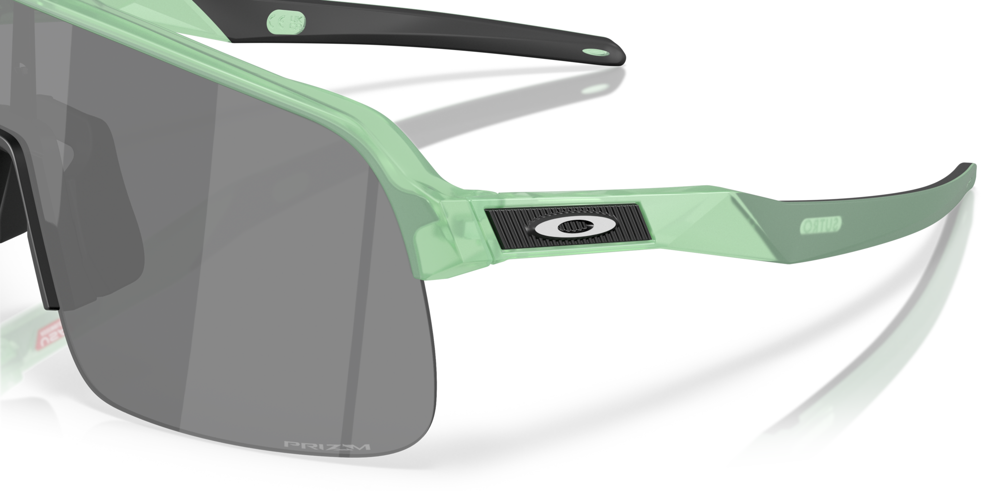Oakley Okulary przeciwsłoneczne SUTRO LITE S Matt transparent jade / Prizm black OO9496-11