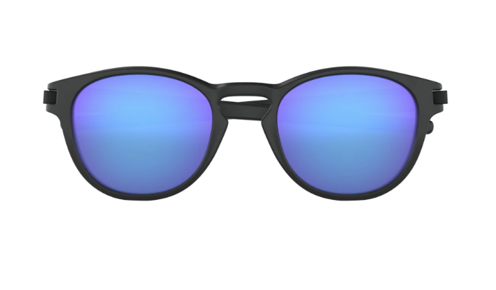 Oakley Sunglasses LATCH Matte Black/Violet Iridium OO9265-06