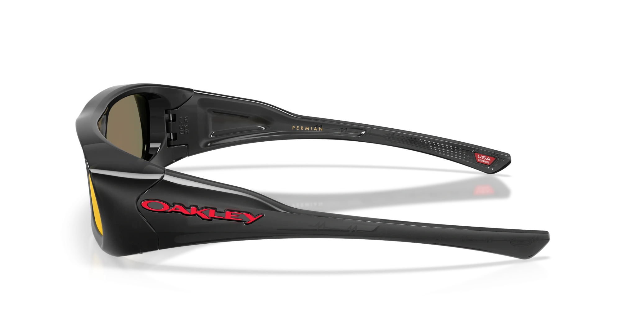 Oakley Okulary przeciwsłoneczne PERMIAN Patrick Mahomes II Collection Black Ink/Prizm Ruby OO9520-11