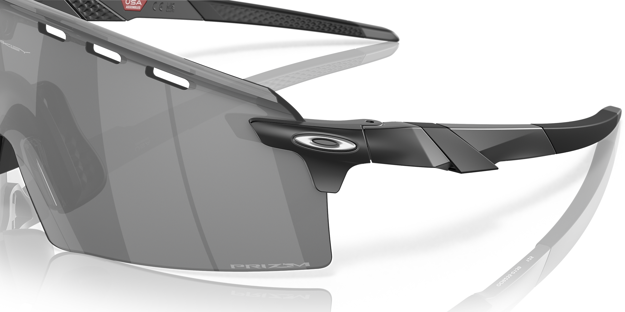 Oakley Okulary przeciwsłoneczne ENCODER STRIKE VENTED Matte black/Prizm black OO9235-01