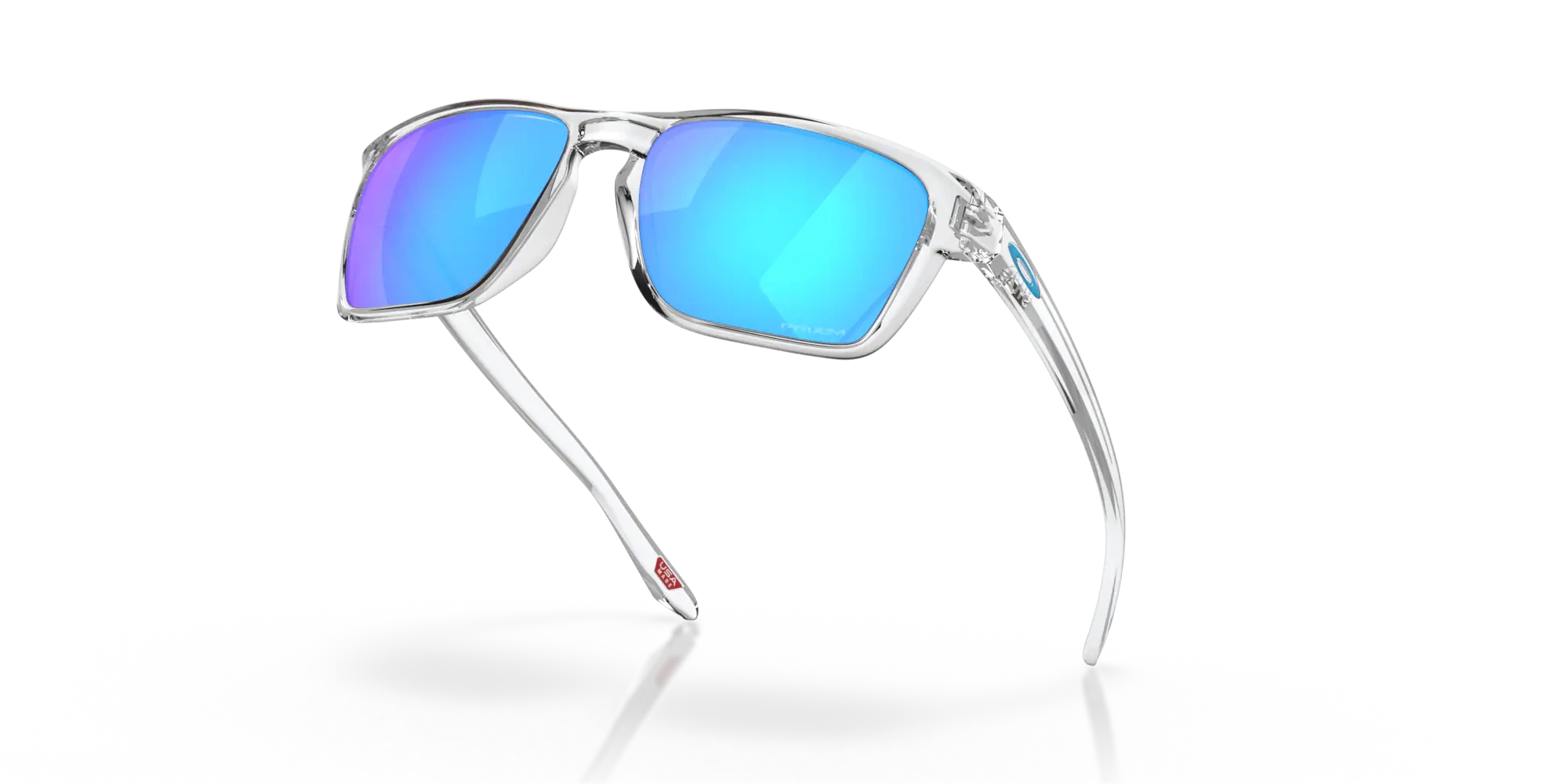 Oakley Sunglasses Sylas Polished Clear, Prizm Sapphire OO9448-04